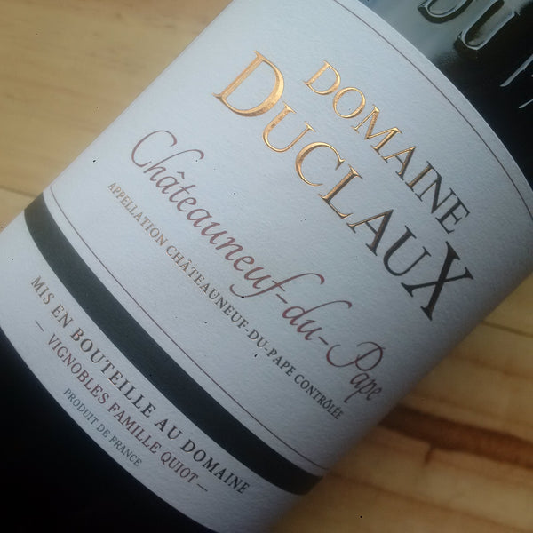 Châteauneuf du Pape Domaine Duclaux 2018