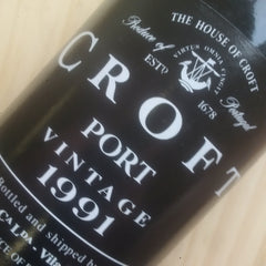 Croft 1991 vintage port