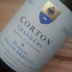 Domaine Follin Arbelet Corton Grand Cru 2006