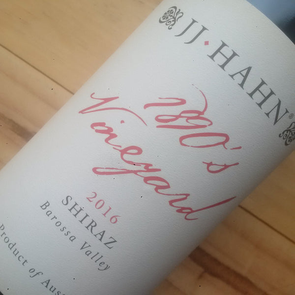 JJ Hahn 1890's Vineyard Shiraz 2016